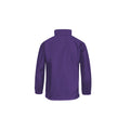 Purple - Back - B&C Childrens Sirocco Lightweight Jacket - Childrens Jackets
