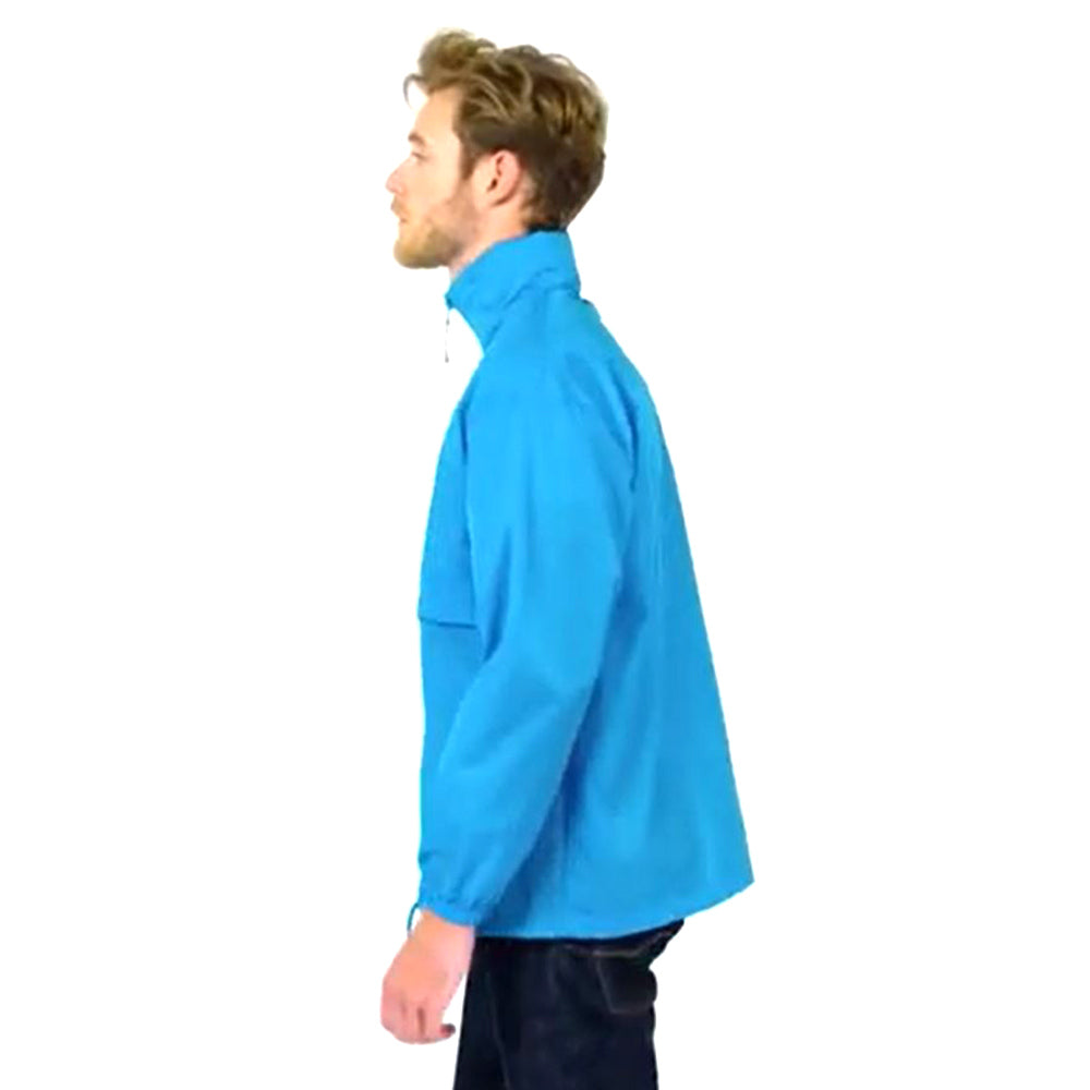 Royal - Side - B&C Childrens Sirocco Lightweight Jacket - Childrens Jackets