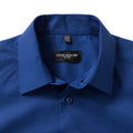 Bright Royal - Lifestyle - Russell Collection Mens Short Sleeve Easy Care Tailored Oxford Shirt