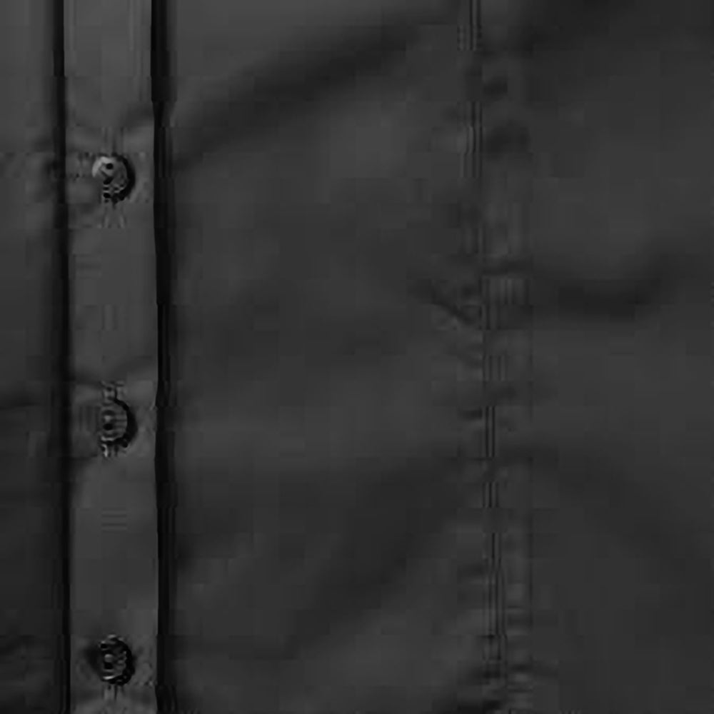 Black - Pack Shot - Russell Collection Ladies-Womens Long Sleeve Poly-Cotton Easy Care Fitted Poplin Shirt