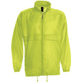 Ultra Yellow - Front - B&C Sirocco Mens Lightweight Jacket - Mens Outer Jackets
