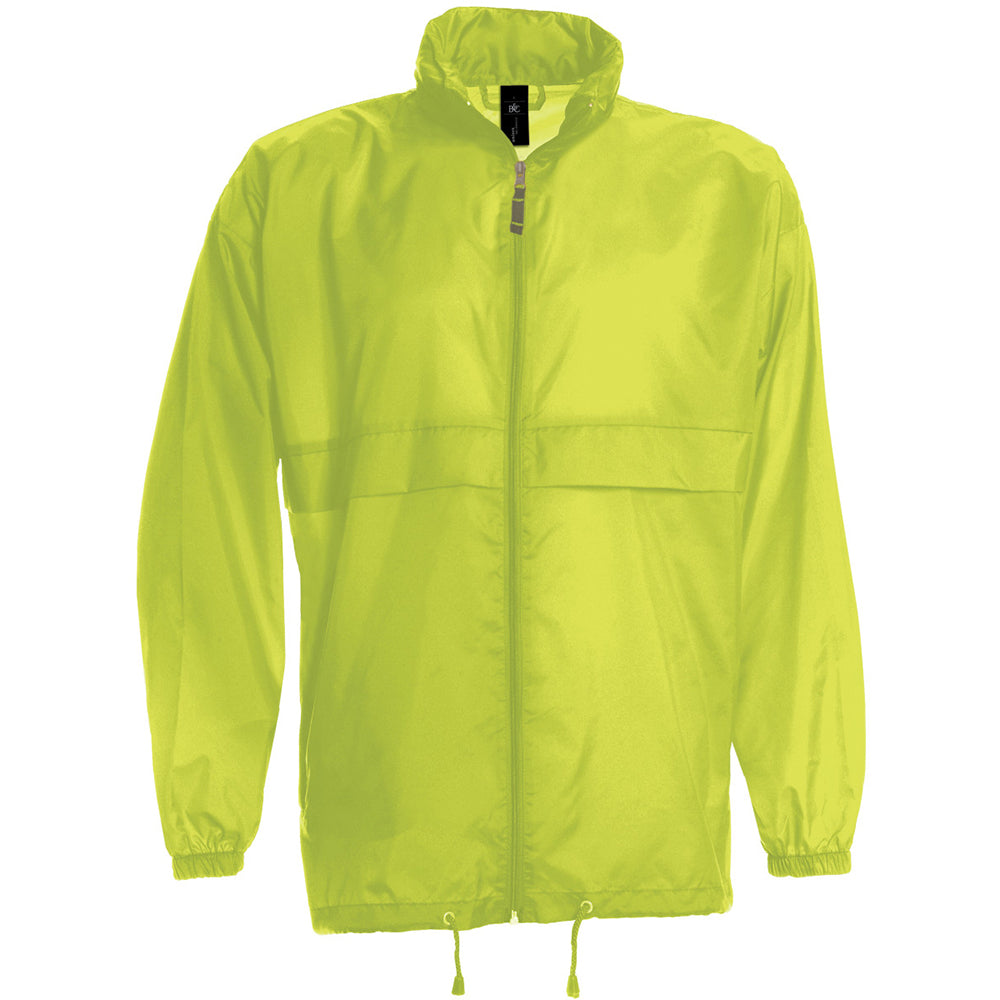 Ultra Yellow - Front - B&C Sirocco Mens Lightweight Jacket - Mens Outer Jackets