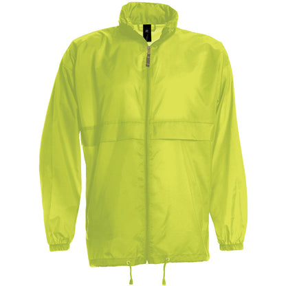 Ultra Yellow - Front - B&C Sirocco Mens Lightweight Jacket - Mens Outer Jackets