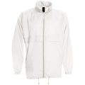 White - Front - B&C Sirocco Mens Lightweight Jacket - Mens Outer Jackets