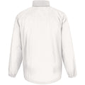 White - Back - B&C Sirocco Mens Lightweight Jacket - Mens Outer Jackets