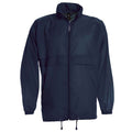 Navy Blue - Front - B&C Sirocco Mens Lightweight Jacket - Mens Outer Jackets