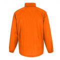 Orange - Back - B&C Sirocco Mens Lightweight Jacket - Mens Outer Jackets