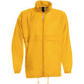 Gold - Front - B&C Sirocco Mens Lightweight Jacket - Mens Outer Jackets