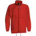 Red - Front - B&C Sirocco Mens Lightweight Jacket - Mens Outer Jackets