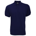 Navy Blue - Front - B&C Safran Mens Polo Shirt - Mens Short Sleeve Polo Shirts