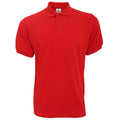 Red - Front - B&C Safran Mens Polo Shirt - Mens Short Sleeve Polo Shirts