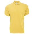 Gold - Front - B&C Safran Mens Polo Shirt - Mens Short Sleeve Polo Shirts