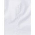White - Close up - Russell Collection Ladies-Womens 3-4 Sleeve Easy Care Fitted Shirt