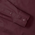 Port - Back - Russell Collection Mens Long Sleeve Easy Care Fitted Shirt