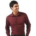 Port - Lifestyle - Russell Collection Mens Long Sleeve Easy Care Fitted Shirt