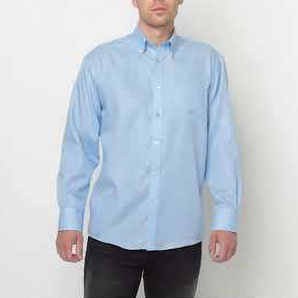 Bright Sky - Side - Russell Collection Mens Long Sleeve Ultimate Non-Iron Shirt
