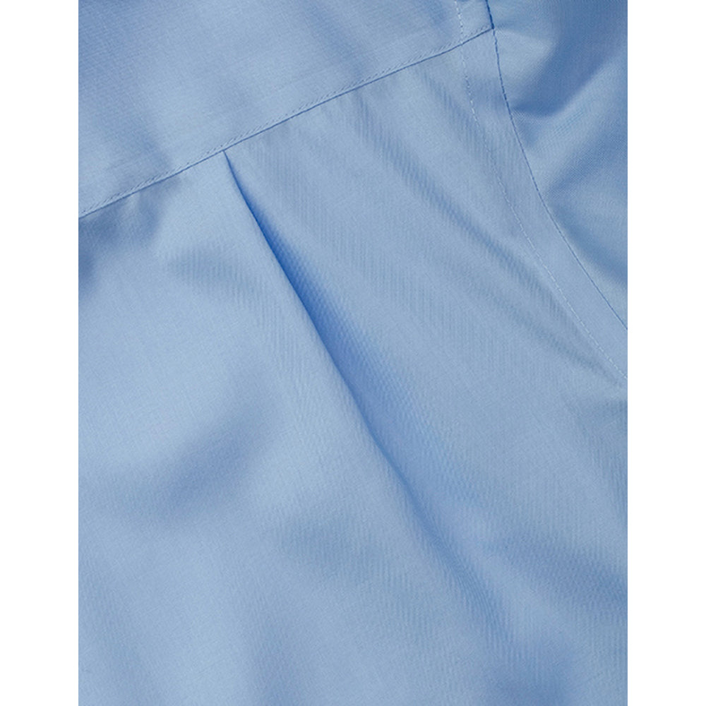 Bright Sky - Side - Russell Collection Mens Short Sleeve Ultimate Non-Iron Shirt