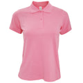 Pixel Pink - Front - B&C Safran Pure Ladies Short Sleeve Polo Shirt