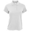White - Front - B&C Safran Pure Ladies Short Sleeve Polo Shirt