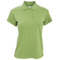 Pistachio - Front - B&C Safran Pure Ladies Short Sleeve Polo Shirt