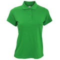 Kelly Green - Front - B&C Safran Pure Ladies Short Sleeve Polo Shirt