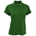 Bottle Green - Front - B&C Safran Pure Ladies Short Sleeve Polo Shirt
