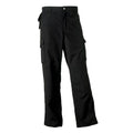 Black - Back - Russell Work Wear Heavy Duty Trousers (Long) - Pants