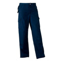 French Navy - Back - Russell Work Wear Heavy Duty Trousers (Long) - Pants