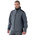Convoy Grey - Back - Russell Workwear Mens Softshell Breathable  Waterproof Membrane Jacket
