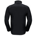 Black - Back - Russell Workwear Mens Softshell Breathable  Waterproof Membrane Jacket