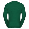 Bottle Green - Back - Russell Workwear V-Neck Sweatshirt Top