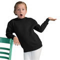 Black - Back - SG Kids-Childrens Crew Neck Sweatshirt Top