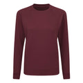 White - Side - SG Ladies-Womens Raglan Sleeve Crew Neck Sweatshirt