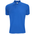 Royal - Front - SG Mens Polycotton Short Sleeve Polo Shirt
