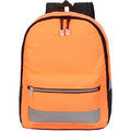 Hi Vis Orange - Back - Shugon Gatwick Hi-Vis Backpack (18 Litres)