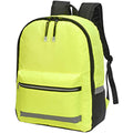 Hi-Vis Yellow - Front - Shugon Gatwick Hi-Vis Backpack (18 Litres)