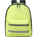 Hi-Vis Yellow - Back - Shugon Gatwick Hi-Vis Backpack (18 Litres)