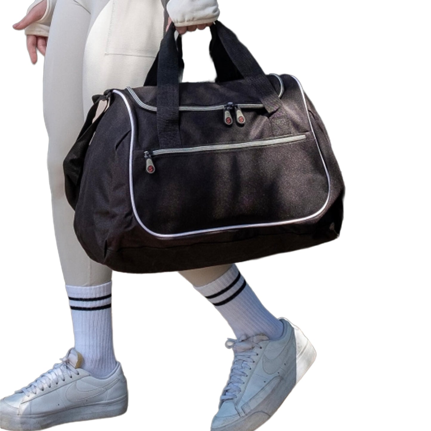 Black - Pack Shot - Shugon Rhodes Sports Holdall Duffle Bag (36 Litres)