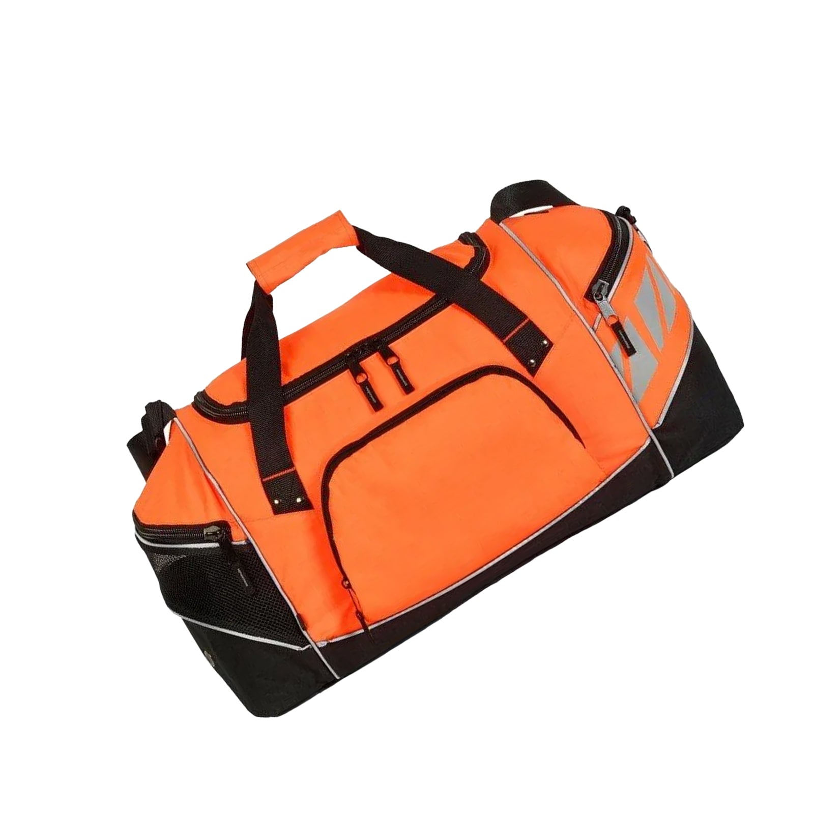 Hi Vis Orange-Black - Side - Shugon Daytona Universal Holdall Duffle Bag (50 Litres)