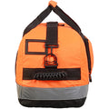 Hi Vis Orange - Side - Shugon Seattle Workwear Hi-Vis Holdall - Duffle Bag - 50 Litres