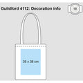 Black - Side - Shugon Guildford Cotton Shopper-Tote Shoulder Bag - 15 Litres