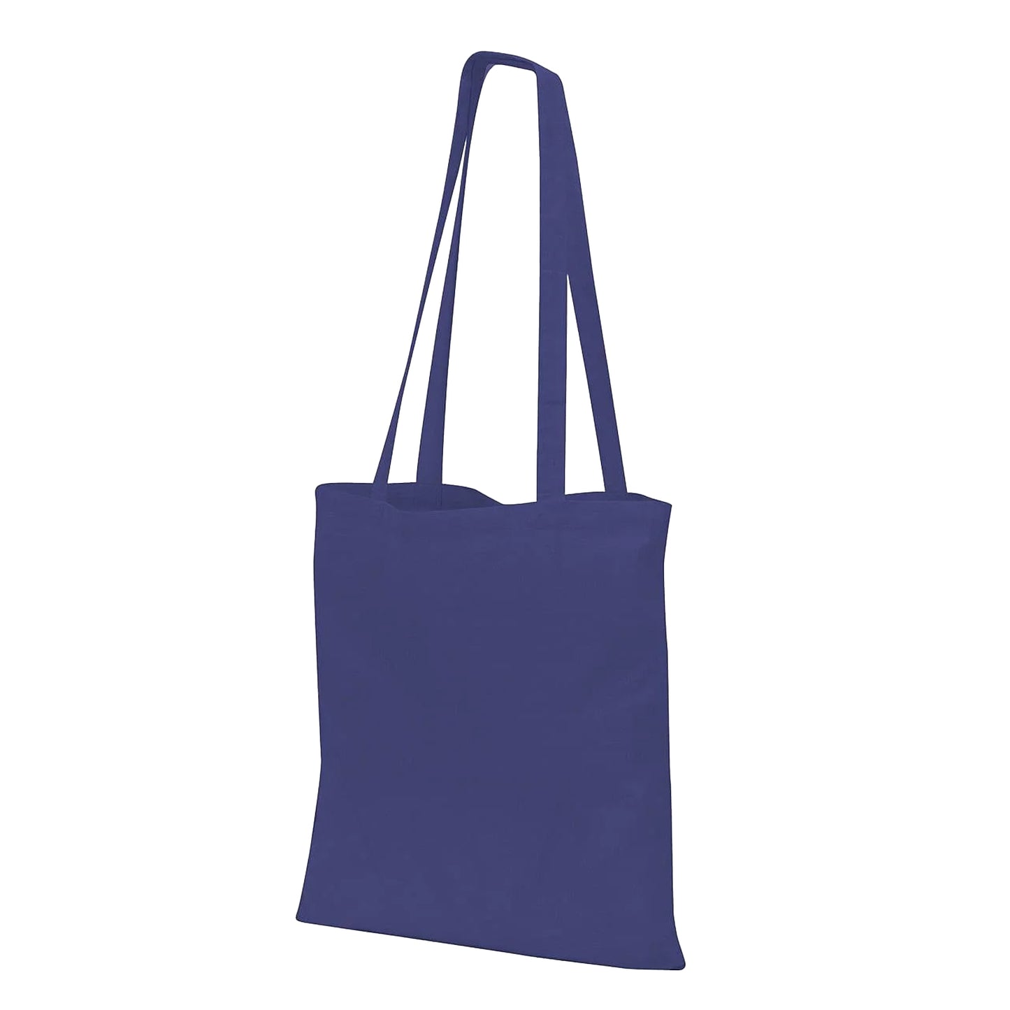 Navy Blue - Back - Shugon Guildford Cotton Shopper-Tote Shoulder Bag - 15 Litres