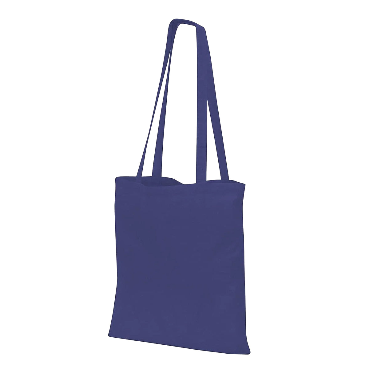 Navy Blue - Back - Shugon Guildford Cotton Shopper-Tote Shoulder Bag - 15 Litres