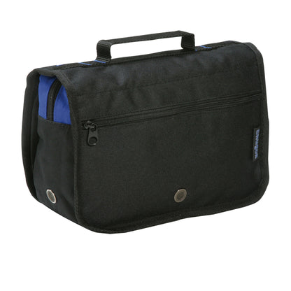 Royal-Black - Back - Shugon Bristol Folding Travel Toiletry Bag - 4 Litres