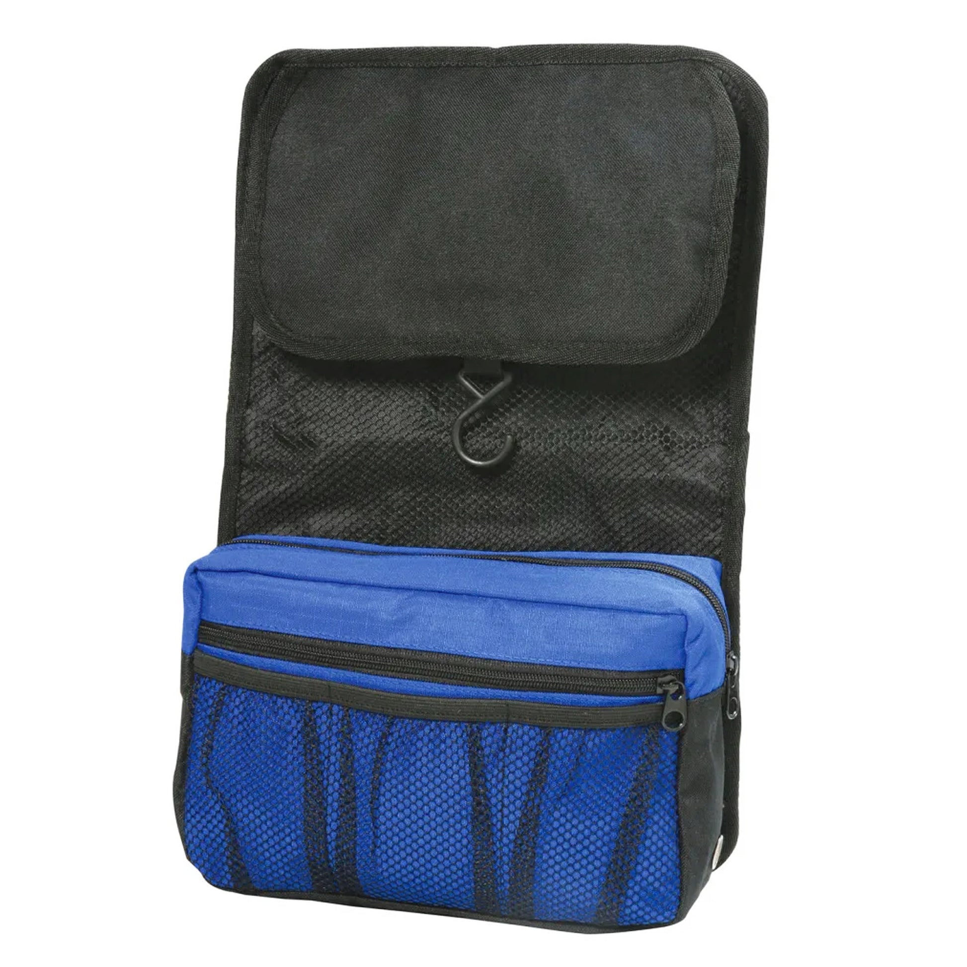 Royal-Black - Side - Shugon Bristol Folding Travel Toiletry Bag - 4 Litres