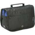 Royal-Black - Side - Shugon Bristol Folding Travel Toiletry Bag - 4 Litres