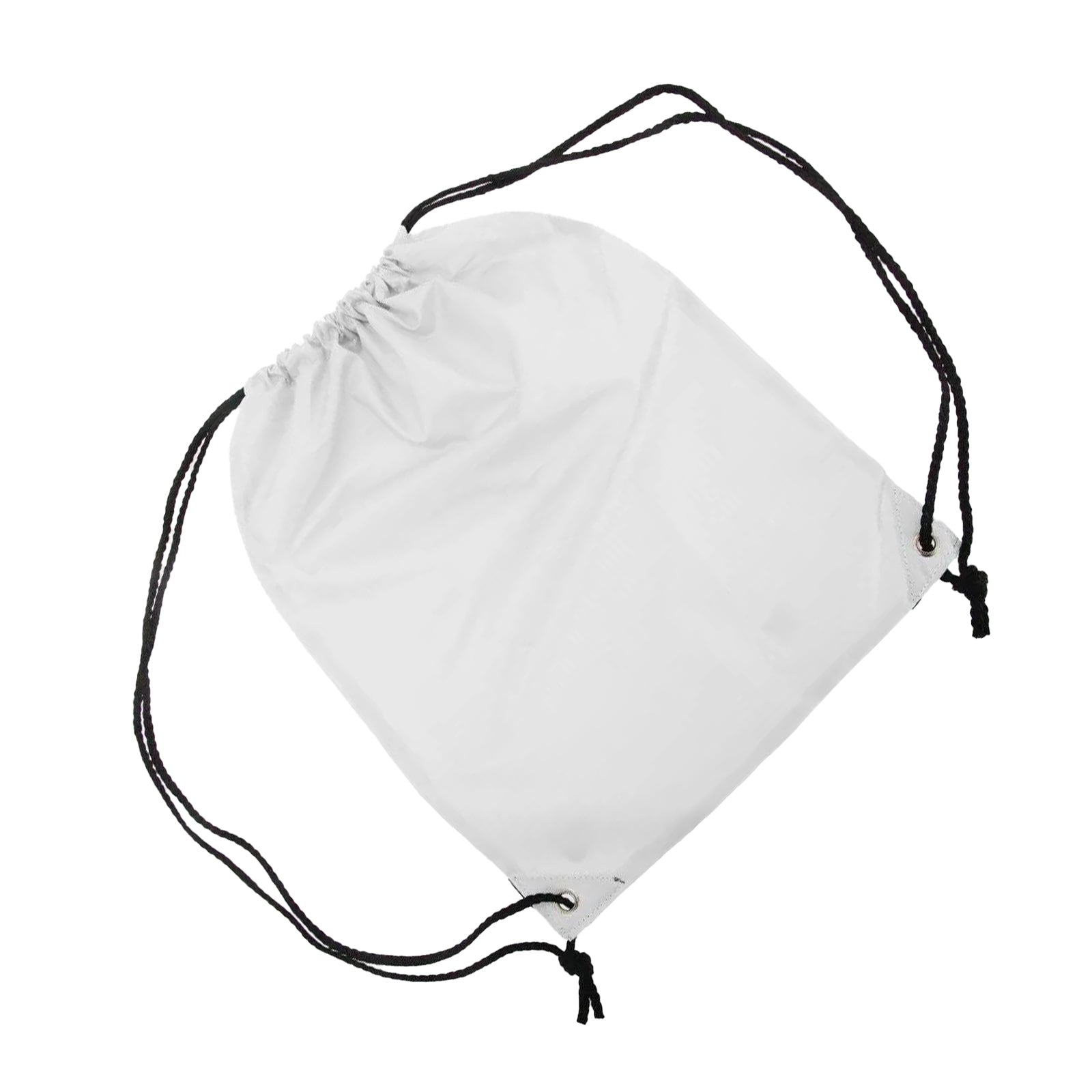 White - Back - Shugon Stafford Plain Drawstring Tote Bag - 13 Litres