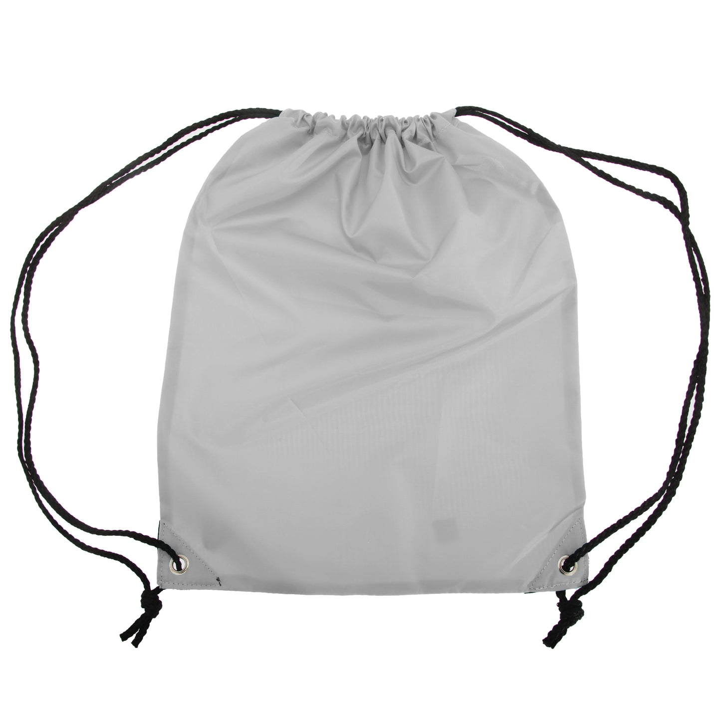 Silver Grey - Front - Shugon Stafford Plain Drawstring Tote Bag - 13 Litres