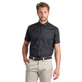 Black - Lifestyle - B&C Mens Sharp Twill Short Sleeve Shirt - Mens Shirts