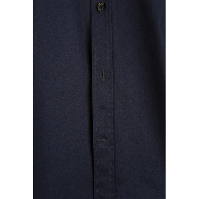 Navy Blue - Side - B&C Mens Sharp Twill Short Sleeve Shirt - Mens Shirts